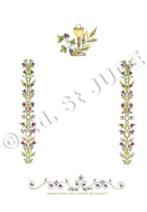 LOT DE 432 CARTES DE TABLE ANDRE POUR NAISSANCE, COMMUNION, BAPTÊME (NEUF)